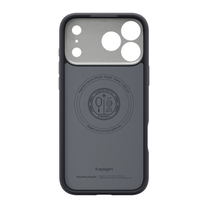iPhone 17 Pro เคส Spigen Nano Pop MagFit สีดำเทา