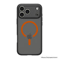 เคส Spigen Ultra Hybrid MagFit สำหรับ iPhone 17 Pro สี Frost Black Orange