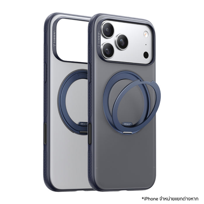 iPhone 17 Pro เคสสีน้ำเงิน Torras Ostand R Fitness Series ขาตั้ง 360°
