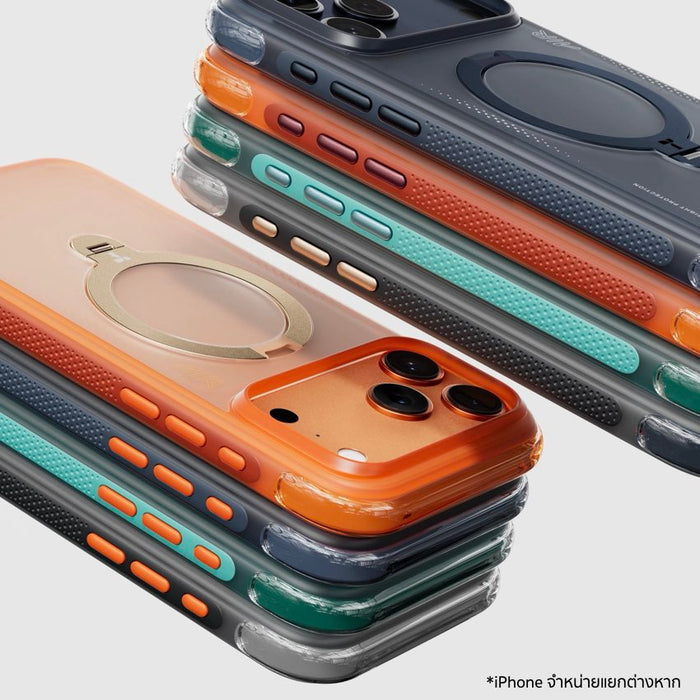 เคสกันกระแทก iPhone 17 Pro Torras Ostand Spin Air Series - Glacier Green