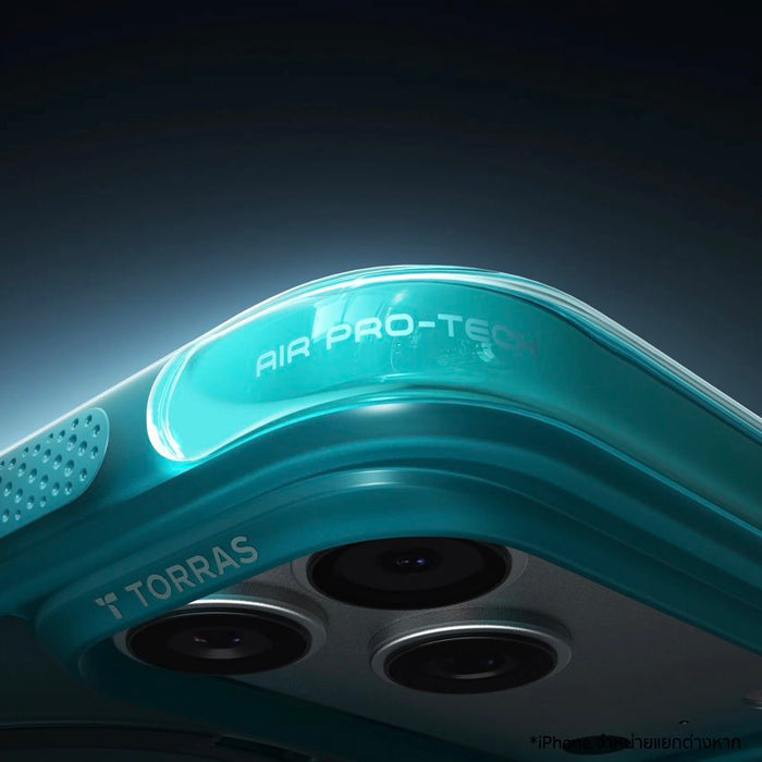 เคสกันกระแทก iPhone 17 Pro Torras Ostand Spin Air Series ปกป้องรอบด้านด้วยเทคโนโลยี AirMAX Airbag ขาตั้งหมุนได้ 360° และแม่เหล็กแรงสูง รองรับ MagSafe อย่างมั่นคง
