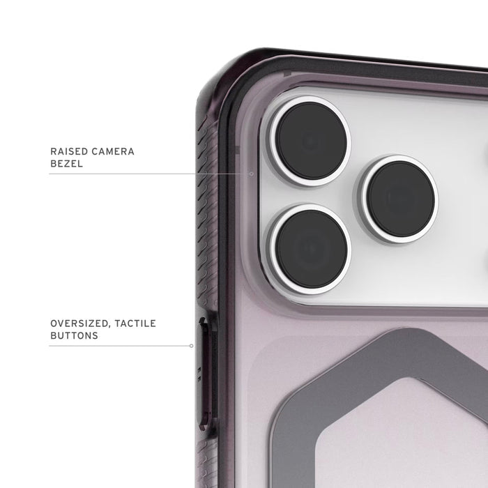 เคสใส iPhone 17 Pro Uag Plyo รองรับ MagSafe - Black/Clear Ombre
