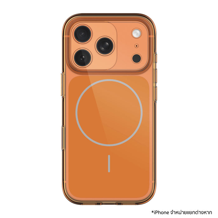 เคสใส iPhone 17 Pro Uniu OI Crystal Clear - Cosmic Orange