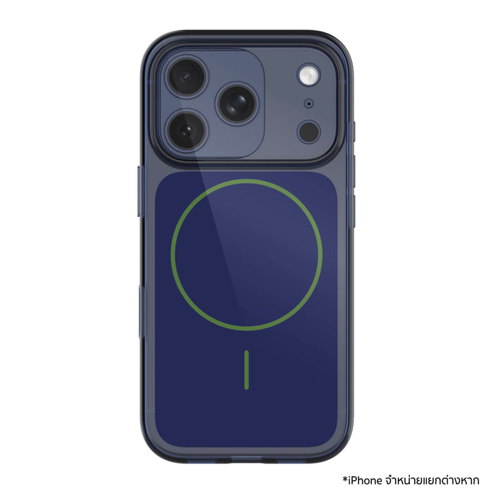 เคสใส iPhone 17 Pro Uniu OI Crystal Clear - Navy Blue