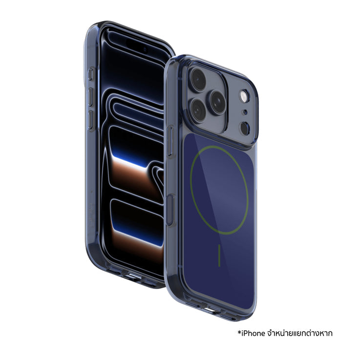 เคสใส iPhone 17 Pro Uniu OI Crystal Clear - Navy Blue