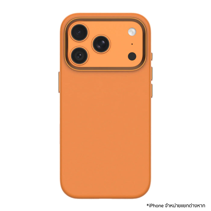 เคสหนัง iPhone 17 Pro Uniu Sensa Luxe - Orange
