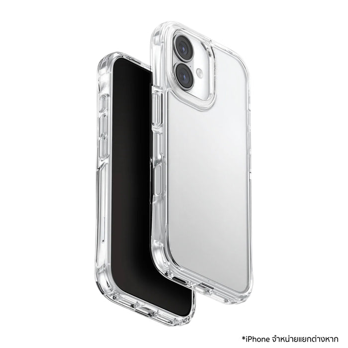 เคสใส iPhone 17 UNIQ Life Pro Extreme Crystal Clear ดีไซน์บางเบา กันกระแทกสูงสุด 2.5 เมตร วัสดุใสไม่เหลือง ปกป้องรอบด้าน