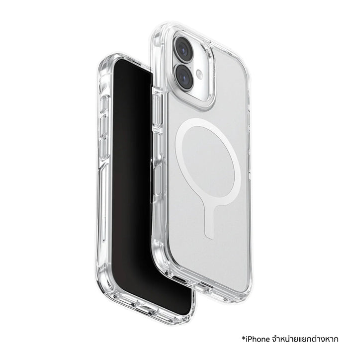 เคสกันกระแทก UNIQ MagClick LifePro Extreme iPhone 17 ดีไซน์ Frost Clear ปกป้องกล้องด้วย Raised Camera Bezel พร้อม MagClick ชาร์จไร้สาย