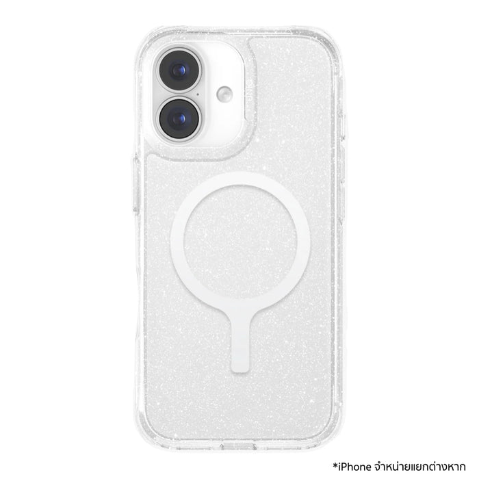 UNIQ MagClick LifePro Extreme iPhone 17 เคสกันกระแทก พร้อมมุม AirLite ขอบเลนส์ยกสูง กลิตเตอร์ 3D และรองรับชาร์จไร้สาย MagClick
