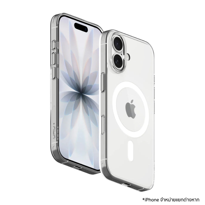 เคสใส UNIU Aeris Crystal Clear สำหรับ iPhone 17 บางพิเศษ 1.2 มม. รองรับชาร์จแม่เหล็ก ปกป้องเลนส์และปุ่มกด พร้อมดีไซน์โชว์โลโก้ Apple ชัดเจน เช็คราคาเลย