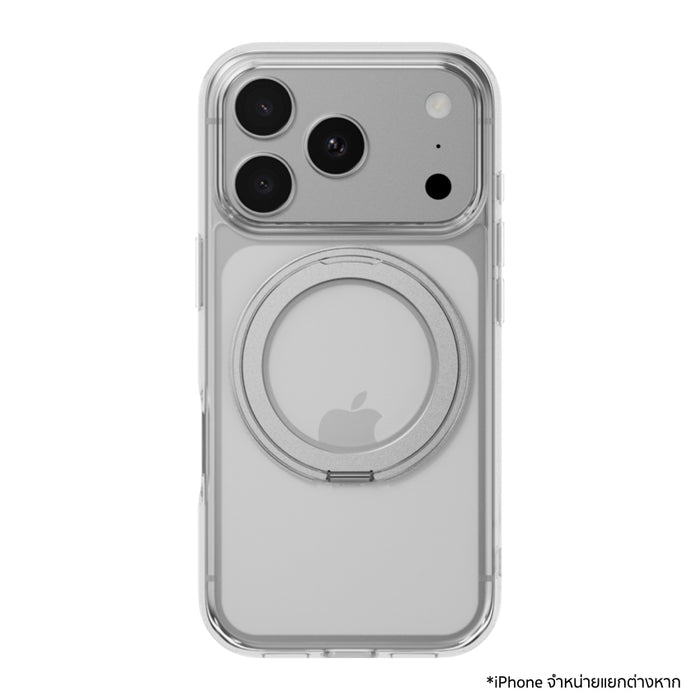 SWITCHEASY MagStand 360 M เคส iPhone 18 Pro / 17 Pro พร้อมขาตั้งแม่เหล็ก 360° รองรับ MagSafe กันกระแทกสูงสุด 10 ฟุต
