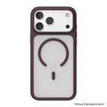 เคส iPhone 18 Pro / 17 Pro POWER SUPPORT Air Jacket Mag Frost Camera Button - Burgundy