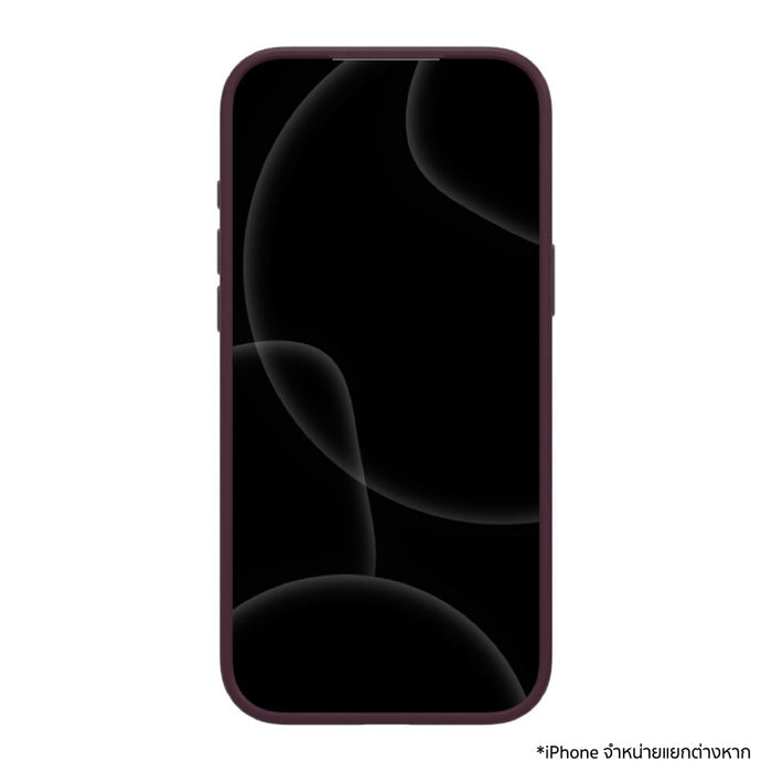 เคส iPhone 18 Pro / 17 Pro POWER SUPPORT Air Jacket Mag Frost Camera Button - Burgundy