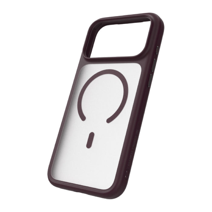 เคส iPhone 18 Pro / 17 Pro POWER SUPPORT Air Jacket Mag Frost Camera Button - Burgundy