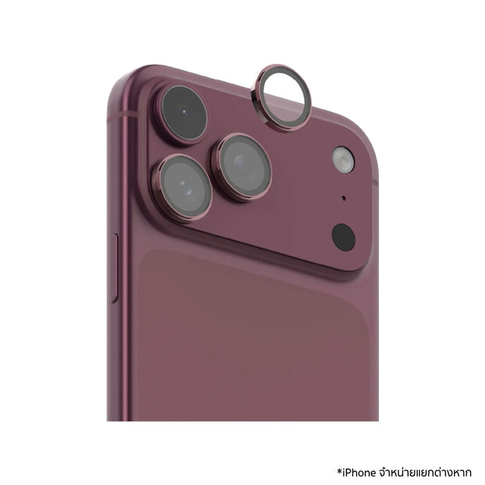 กระจกกันเลนส์กล้อง MOMAX แบบเต็มพื้นที่สำหรับ iPhone 18 Pro / 18 Pro Max กระจกใส HD ลดแสงสะท้อน พร้อมขอบอะลูมิเนียมพอดีเลนส์