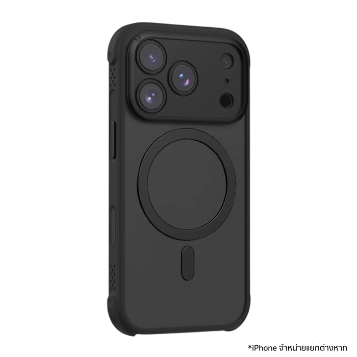 MOMAX Soma Air เคสแม่เหล็กสำหรับ iPhone 18 Pro ปกป้องรอบด้าน กันกระแทกจากการตกสูง 2 เมตร รองรับ MagSafe ชาร์จไร้สาย