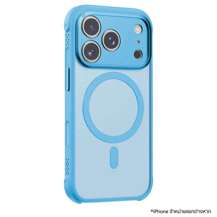 เคสกันกระแทก iPhone 18 Pro รุ่น Momax Soma Air Magnetic - Blue