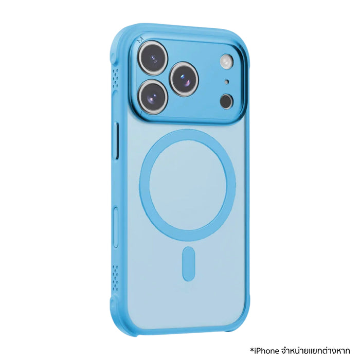 MOMAX Soma Air เคสแม่เหล็กสำหรับ iPhone 18 Pro ปกป้องรอบด้าน กันกระแทกจากการตกสูง 2 เมตร รองรับ MagSafe ชาร์จไร้สาย