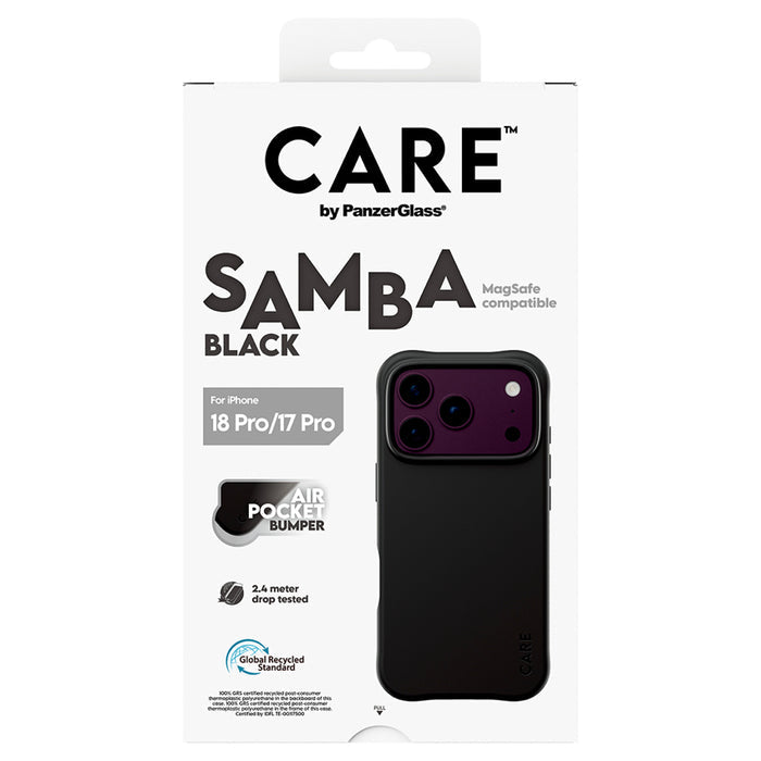 เคสไอโฟน Fashionable Samba MagSafe for iPhone 18 Pro - Black รองรับ MagSafe แบรนด์ CARE by PanzerGlass
