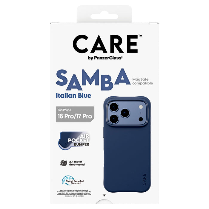 เคสไอโฟน Fashionable Samba MagSafe for iPhone 18 Pro - Blue รองรับ MagSafe แบรนด์ CARE by PanzerGlass