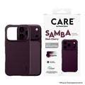 เคสไอโฟน Fashionable Samba MagSafe for iPhone 18 Pro - Dark Cherry แบรนด์ CARE by PanzerGlass
