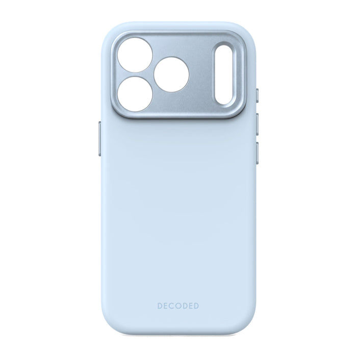 DECODED AntiMicrobial Silicone Backcover iPhone 18 Pro - Light Blue