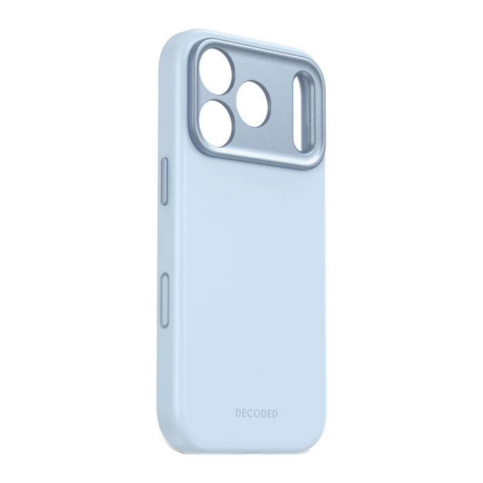 DECODED Silicone Case สำหรับ iPhone 18 Pro - Light Blue