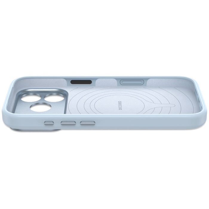 DECODED Antimicrobial Silicone Backcover ด้านหลัง iPhone 18 Pro - Light Blue