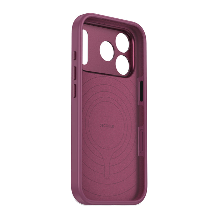 DECODED เคสซิลิโคน iPhone 18 Pro - Plum
