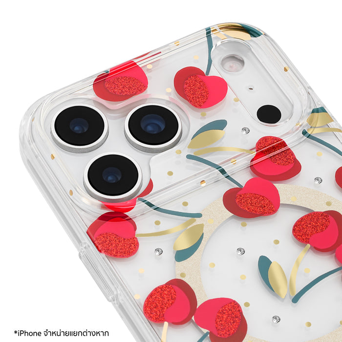 เคสกันกระแทก iPhone 18 Pro Kate Spade Prints รองรับ MagSafe - Cherry Dot
