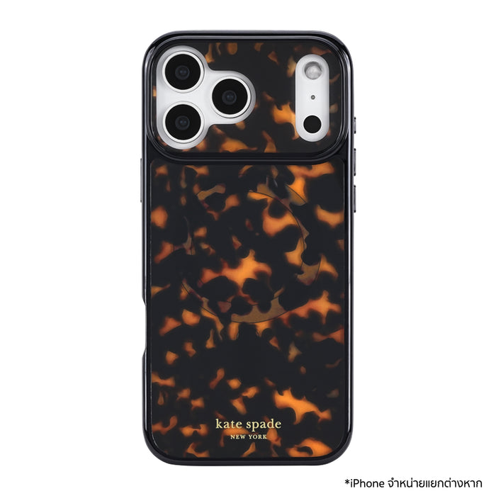 เคสกันกระแทก KATE SPADE Prints Mag สำหรับ iPhone 18 Pro ดีไซน์ Metallic Classic Dot พร้อม MagSafe และกันกระแทกสูงสุด 12 ฟุต