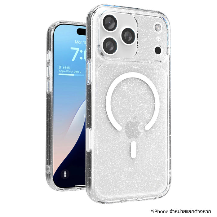 เคส iPhone 18 Pro Max /17 Pro Max POWER SUPPORT Air Jacket Mag Hybrid Camera Button - Starry