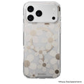 เคสกันกระแทก iPhone 18 Pro Max / 17 Pro Max Switcheasy Fleur M 3D Pattern - Golden Gray
