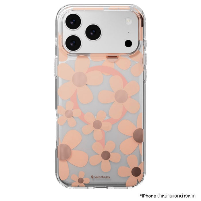 เคสกันกระแทก iPhone 18 Pro Max / 17 Pro Max Switcheasy Fleur M 3D Pattern - Rose
