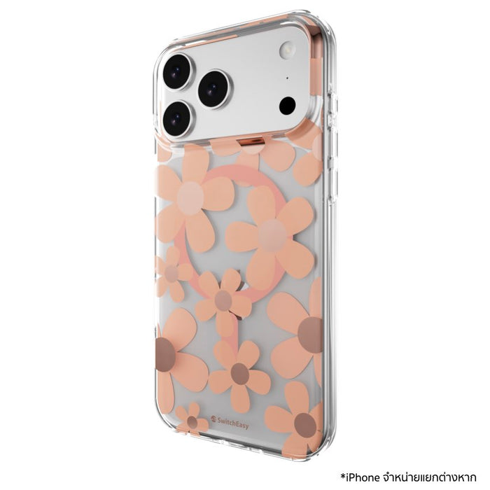 เคสกันกระแทก iPhone 18 Pro Max / 17 Pro Max Switcheasy Fleur M 3D Pattern - Rose