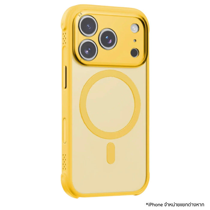 เคสกันกระแทก iPhone 18 Pro Max รุ่น Momax Soma Air Magnetic - Yellow