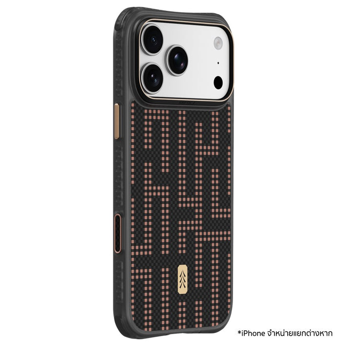 เคสกันกระแทก iPhone 18 Pro Max รุ่น Raptic Aramid Dual Magsafe - Grid Valor