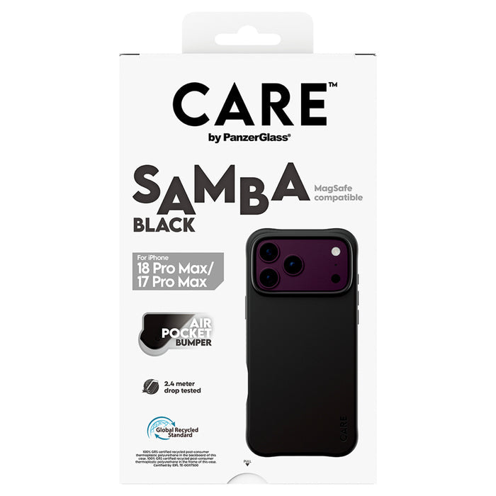เคสไอโฟน Fashionable Samba MagSafe for iPhone 18 Pro Max - Black รองรับ MagSafe แบรนด์ CARE by PanzerGlass