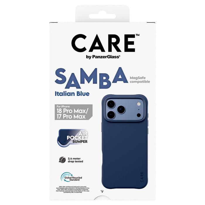 เคสไอโฟน Fashionable Samba MagSafe for iPhone 18 Pro Max - Blue รองรับ MagSafe แบรนด์ CARE by PanzerGlass