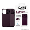 เคสไอโฟน Fashionable Samba MagSafe for iPhone 18 Pro Max - Dark Cherry แบรนด์ CARE by PanzerGlass