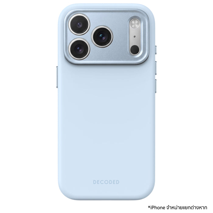 เคส iPhone 18 Pro Max DECODED AntiMicrobial Silicone Backcover - Light Blue