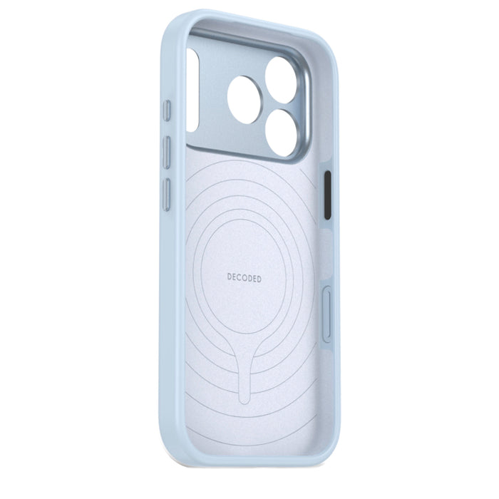 เคส iPhone 18 Pro Max DECODED AntiMicrobial Silicone Backcover - Light Blue