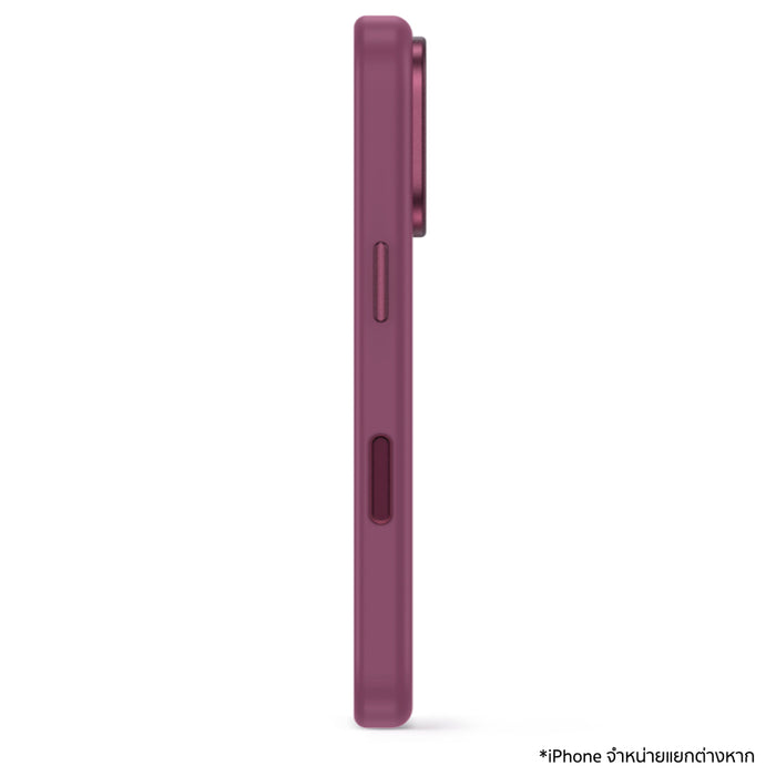 เคส iPhone 18 Pro Max DECODED AntiMicrobial Silicone Backcover - Plum