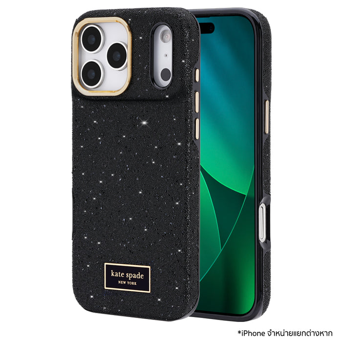 เคสกันกระแทก iPhone 18 Pro Max Kate Spade Crystal Pave Mag - Nightfall