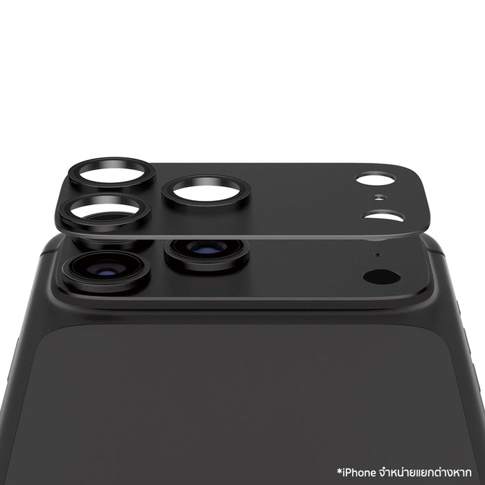 ฟิล์มกระจกป้องกันเลนส์ Panzerglass Fender for iPhone 18 Pro Max - Dark Grey กันรอยขีดข่วน