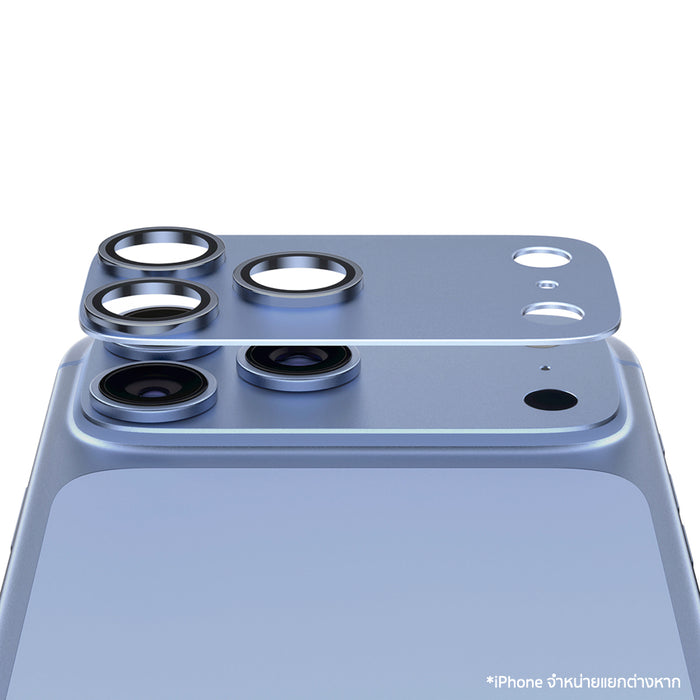 ฟิล์มกระจกป้องกันเลนส์ Panzerglass Fender for iPhone 18 Pro Max - Light Blue กันรอยขีดข่วน