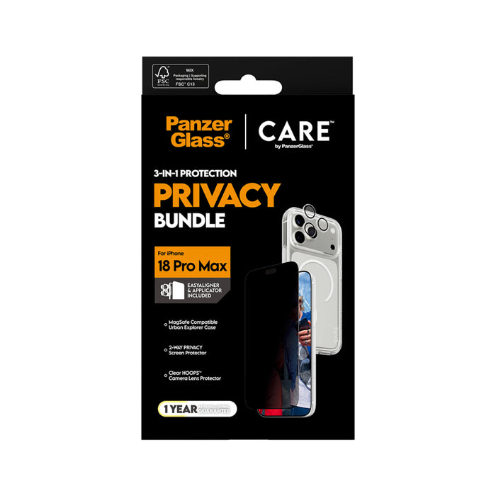 PanzerGlass Privacy Glass iPhone 18 Pro Max