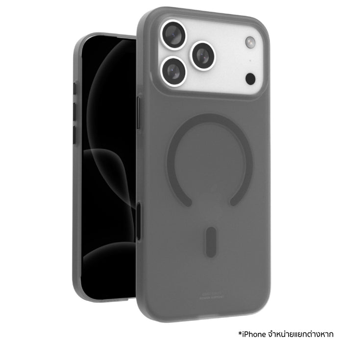 เคสใส iPhone 18 Pro Max/17 Pro Max POWER SUPPORT Air Jacket Mag - Smoke Matte