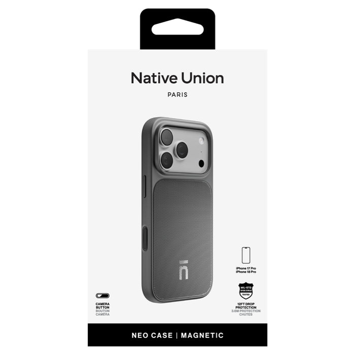 เคสไอโฟน Neo for iPhone 18 Pro - Black กล่อง แบรนด์ NATIVE UNION