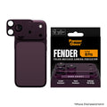 ฟิล์มกระจกป้องกันเลนส์ Panzerglass Fender for iPhone 18 Pro - Dark Cherry/Burgandy
